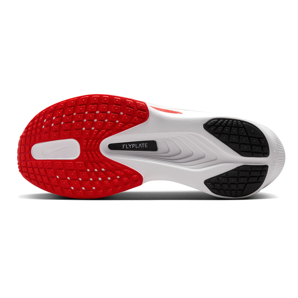 Nike Zoom Fly 6 PRM — White - Habanero Red - Black - Univ Red - Univ Gold - Concord — Size D — Width 9 — Top View