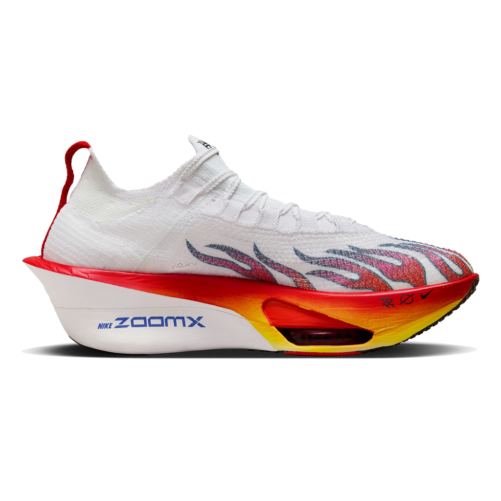 Nike Alphafly 3 Premium — White - Habanero Red - Black - University Red — Size D — Width 12 — Front View