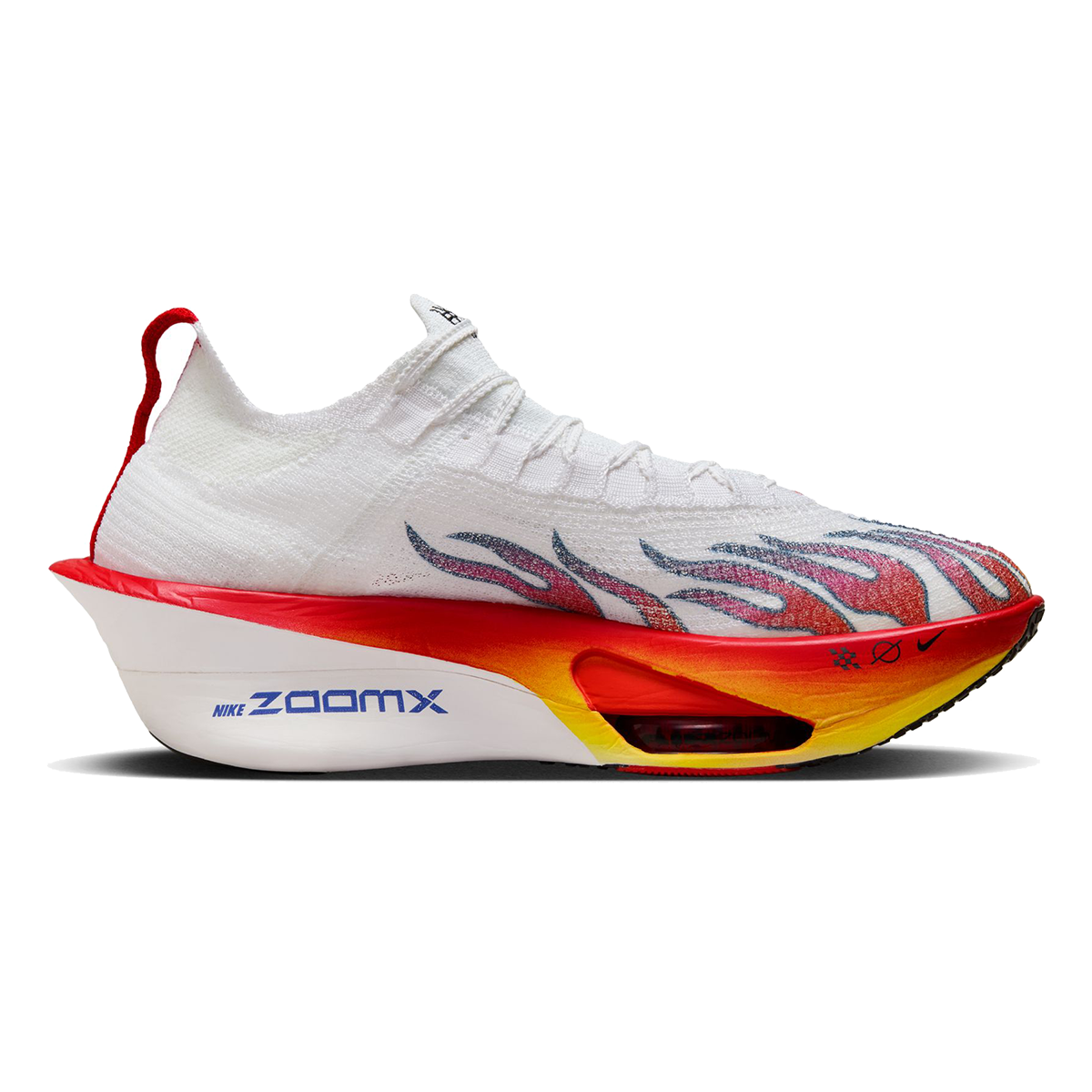 Nike Alphafly 3 Premium — White - Habanero Red - Black - University Red — Size D — Width 12 — Front View