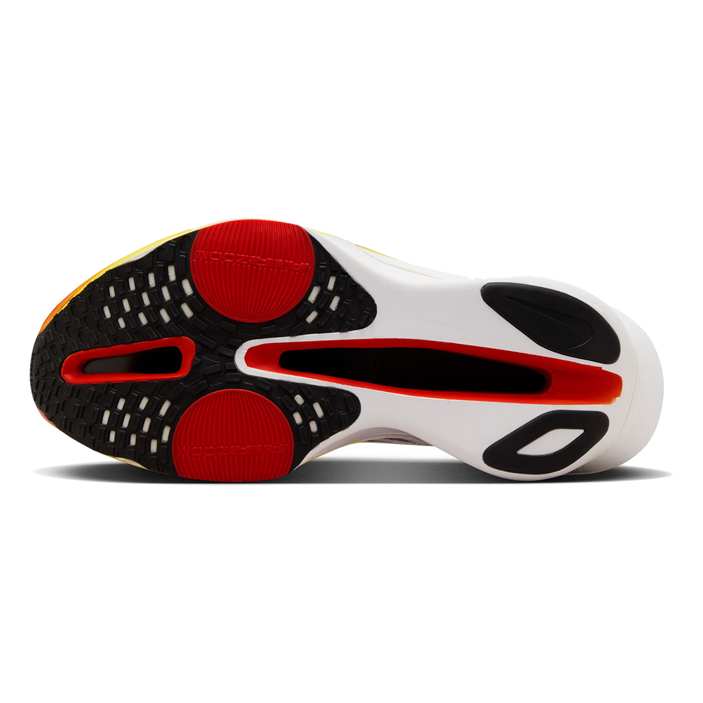 Nike Alphafly 3 Premium — White - Habanero Red - Black - University Red — Size D — Width 12 — Top View