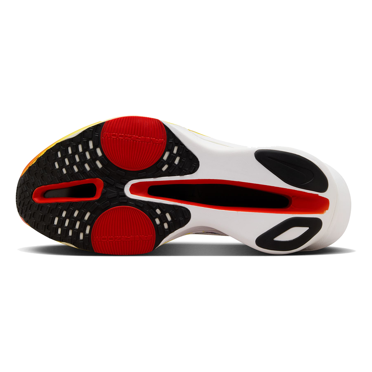 Nike Alphafly 3 Premium — White - Habanero Red - Black - University Red — Size D — Width 12 — Top View