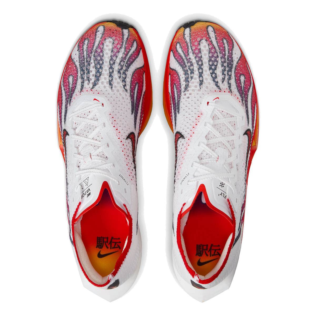 Nike Vaporfly 3 — White - Habanero Red - Black - University Red — Size D — Width 10.5 — Back View