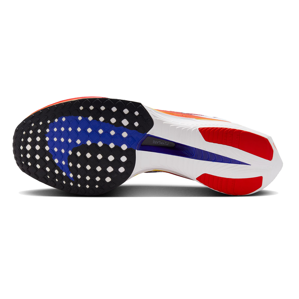 Nike Vaporfly 3 — White - Habanero Red - Black - University Red — Size D — Width 10.5 — Top View