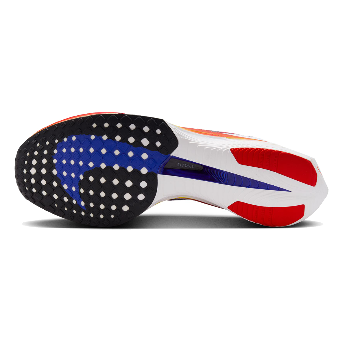 Nike Vaporfly 3 — White - Habanero Red - Black - University Red — Size D — Width 10.5 — Top View