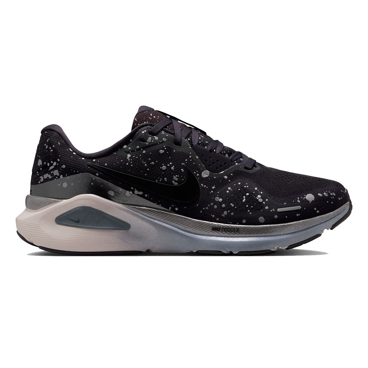 Nike Structure 26 SE — Cave Purple - Black - Mtlc Dark Grey — Size B — Width 7.5 — Front View