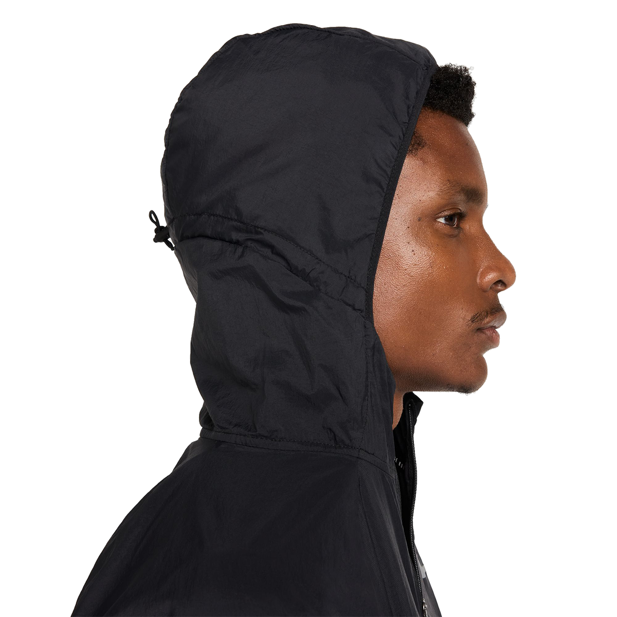 Nike Stride — Black - Black - Reflective Silver — Size Small — Top View