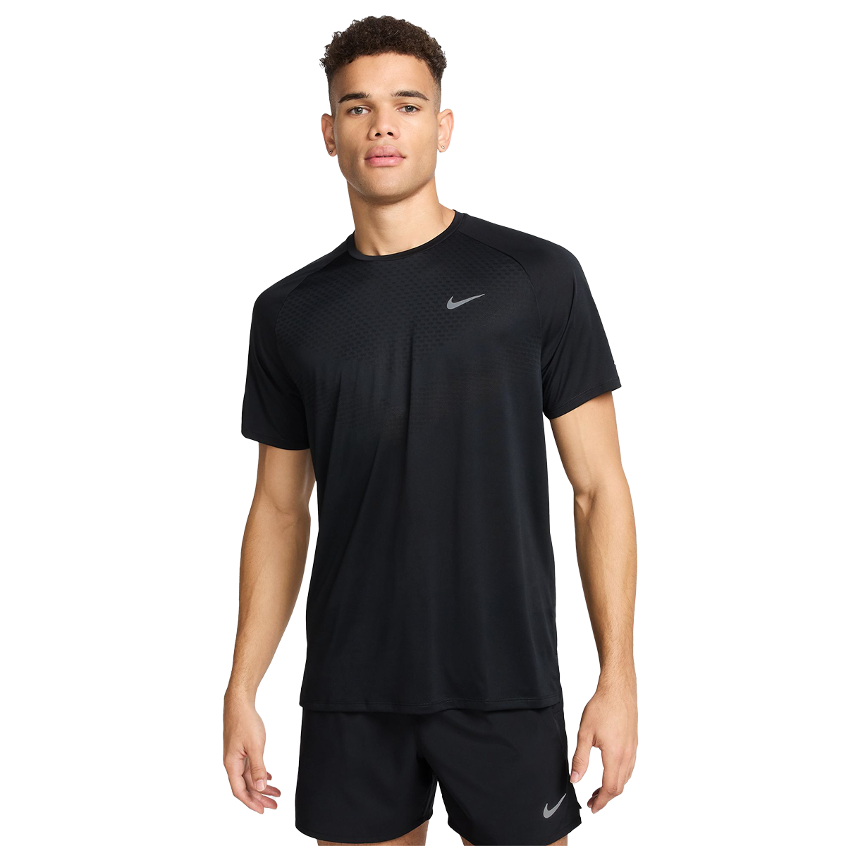 Nike Stride Shortsleeve — University Red - Reflective Silver — Size Small — Alternate View 30