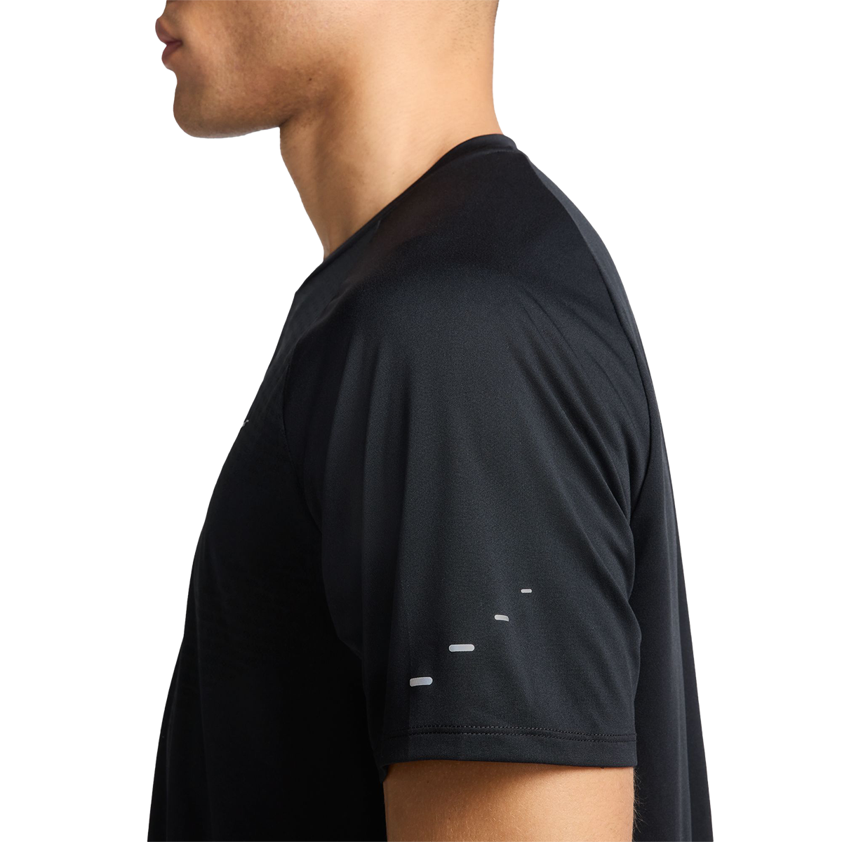 Nike Stride Shortsleeve — University Red - Reflective Silver — Size Small — Alternate View 34