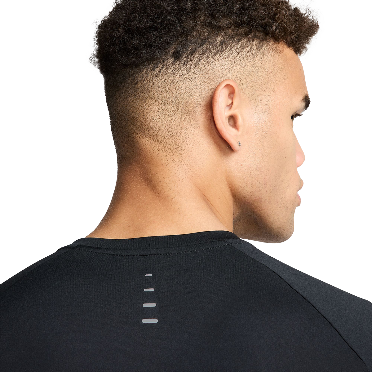 Nike Stride Shortsleeve — University Red - Reflective Silver — Size Small — Alternate View 35