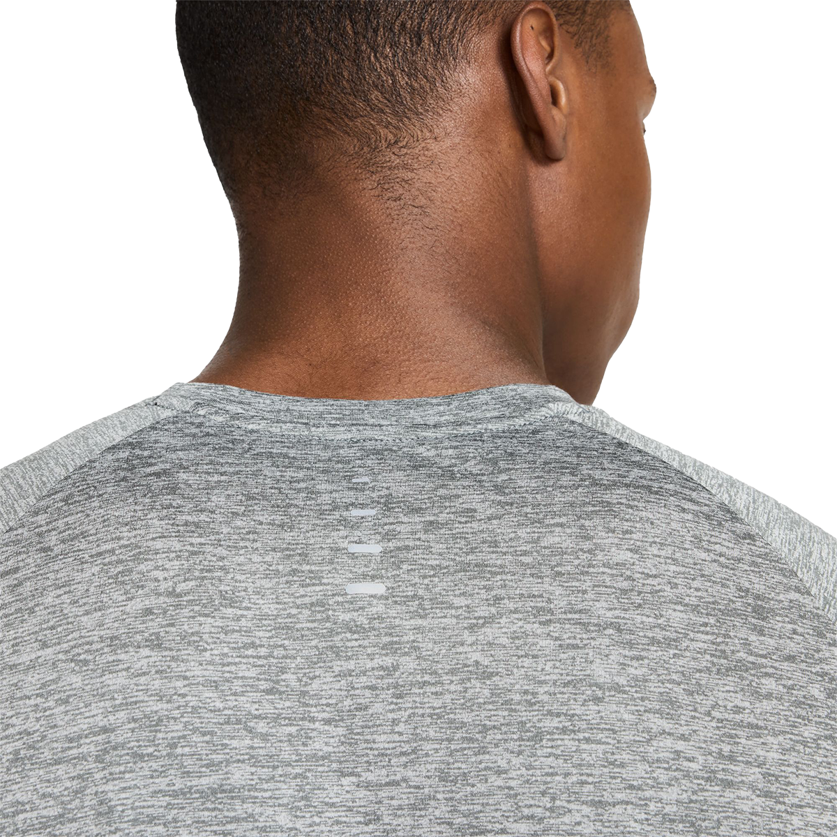 Nike Stride Shortsleeve — University Red - Reflective Silver — Size Small — Alternate View 12