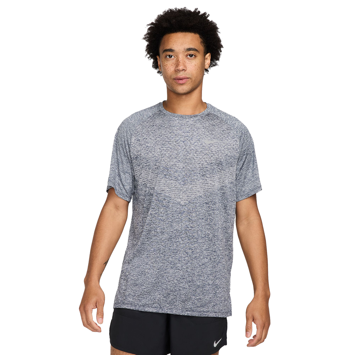 Nike Stride Shortsleeve — University Red - Reflective Silver — Size Small — Alternate View 19