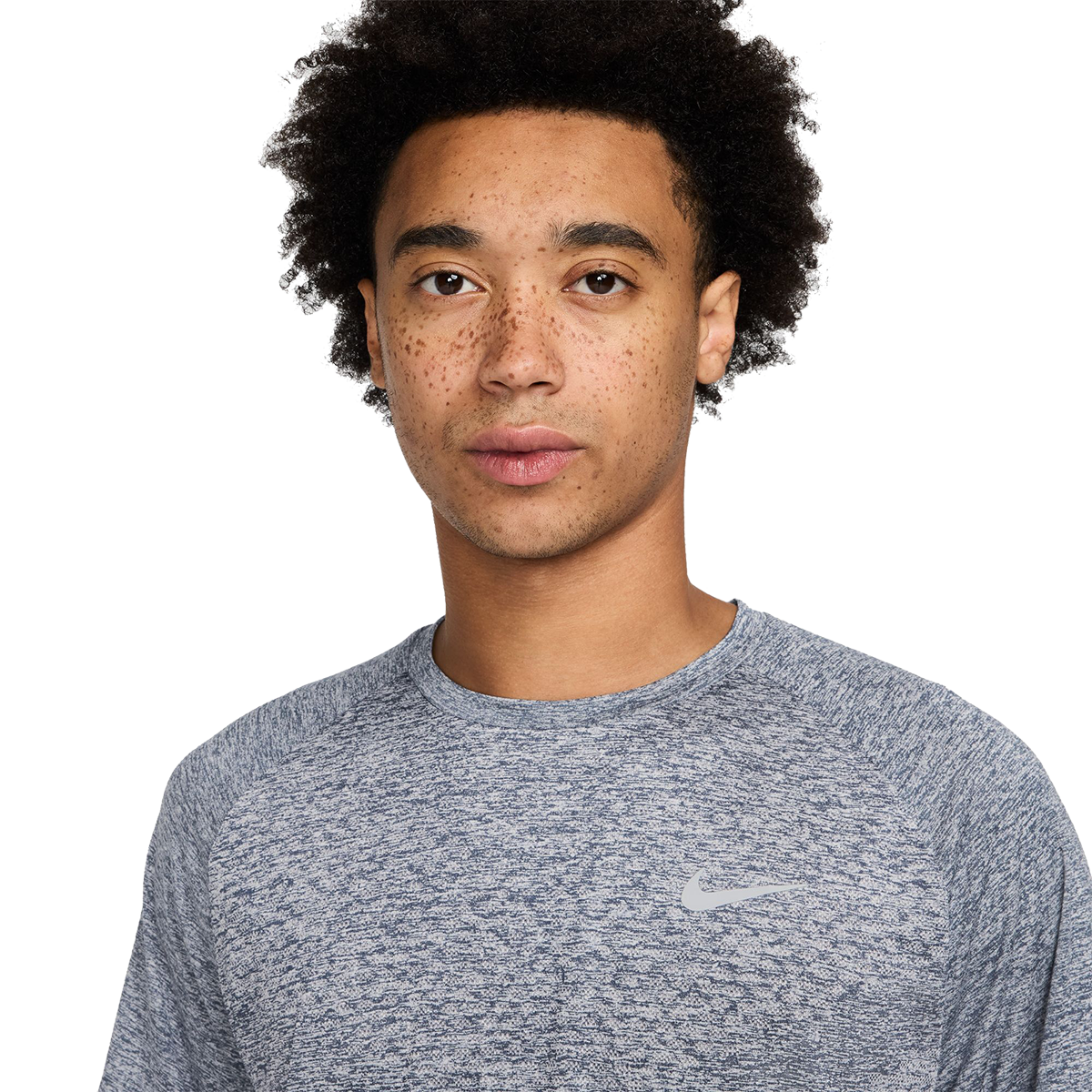 Nike Stride Shortsleeve — University Red - Reflective Silver — Size Small — Alternate View 22