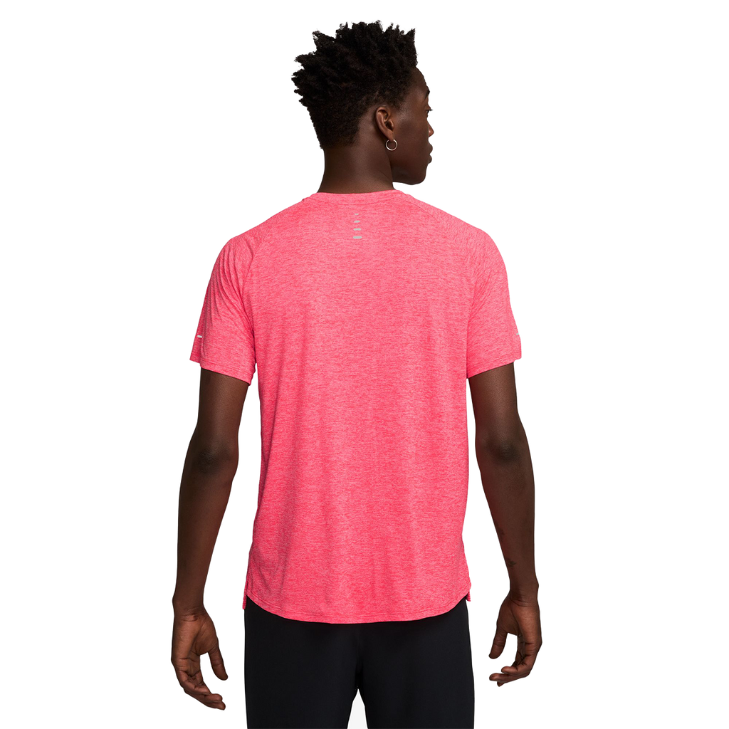 Nike Stride Shortsleeve — University Red - Reflective Silver — Size Small — Side View