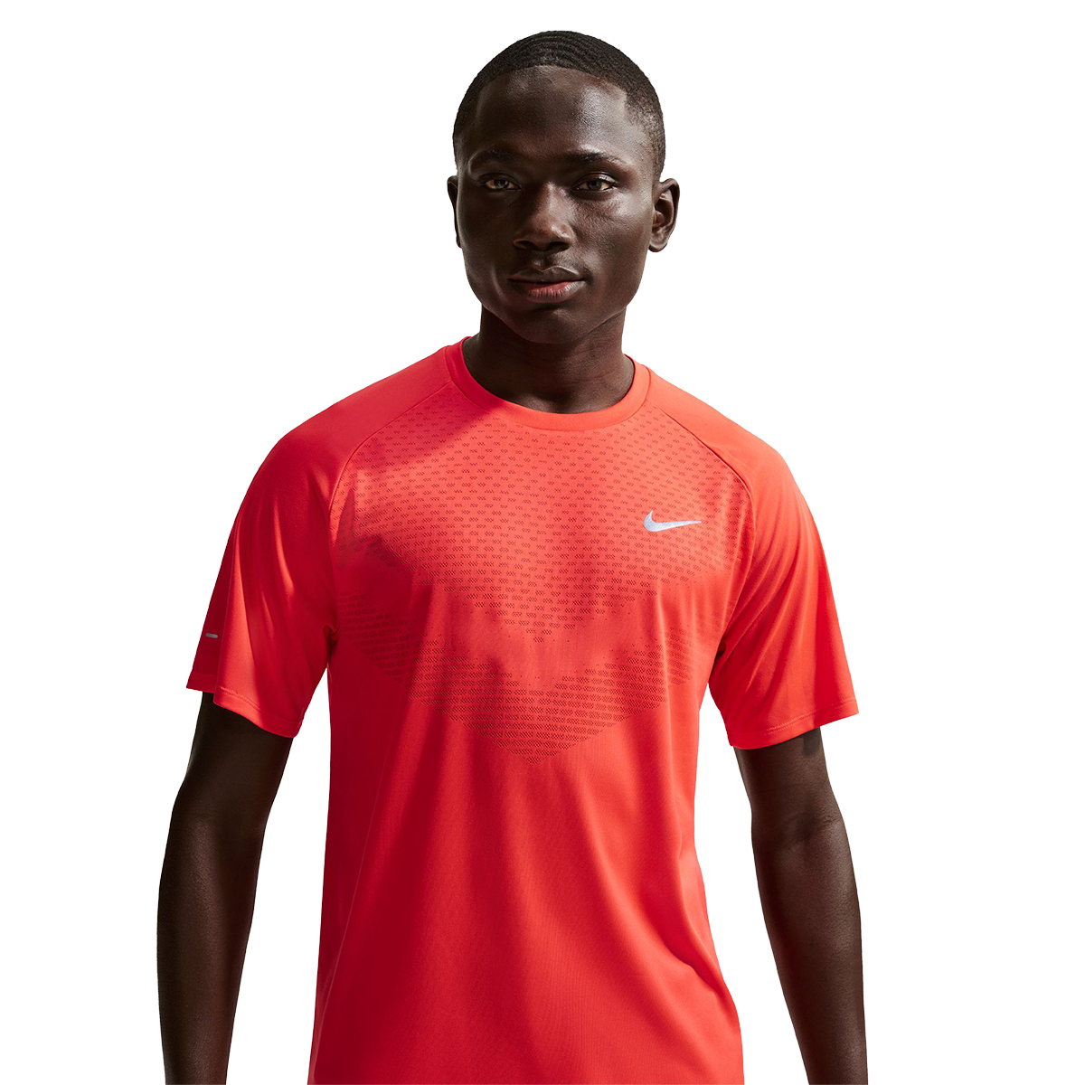 Nike Stride Shortsleeve — University Red - Reflective Silver — Size Small — Alternate View 39