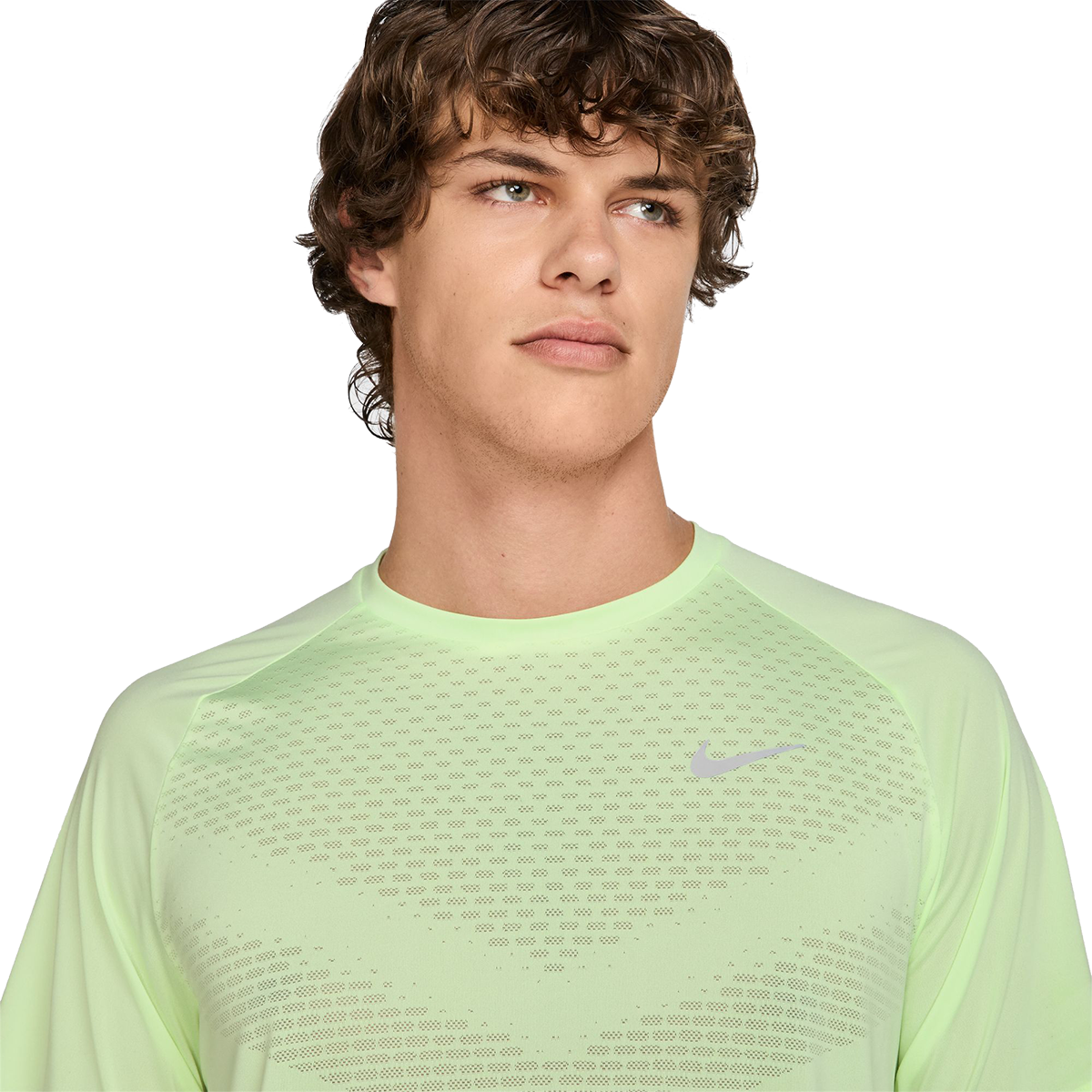 Nike Stride Shortsleeve — University Red - Reflective Silver — Size Small — Alternate View 28
