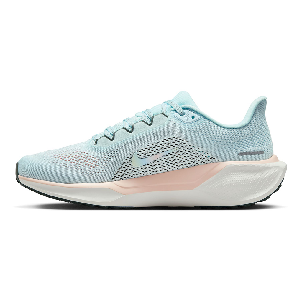 Nike Air Zoom Pegasus 41 PRM — Hot Fuchsia - Mtlc Silver - Lt Silver - Med Fuchsia - Photon Dust — Size B — Width 7 — Lifestyle View