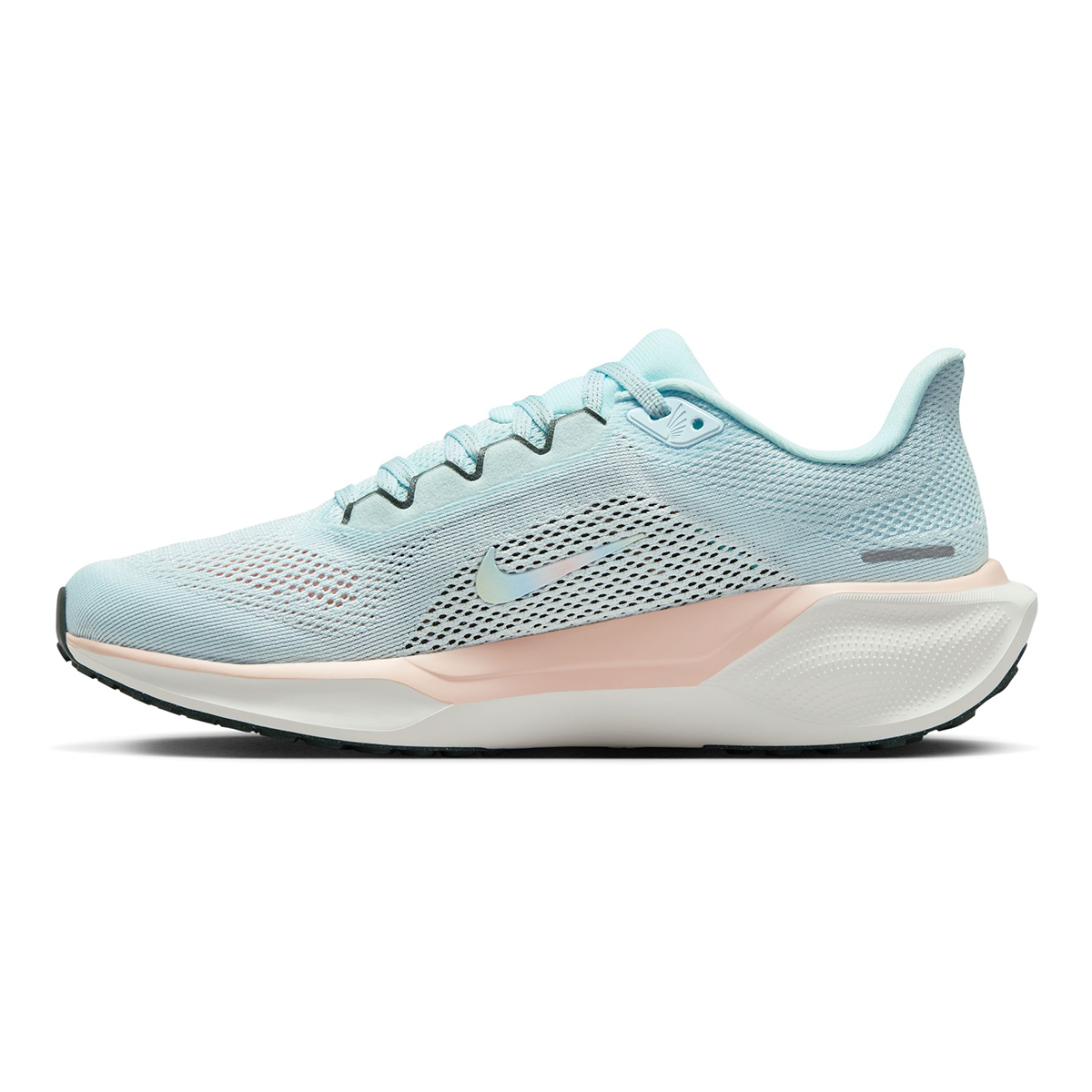 Nike Air Zoom Pegasus 41 PRM — Hot Fuchsia - Mtlc Silver - Lt Silver - Med Fuchsia - Photon Dust — Size B — Width 7 — Lifestyle View