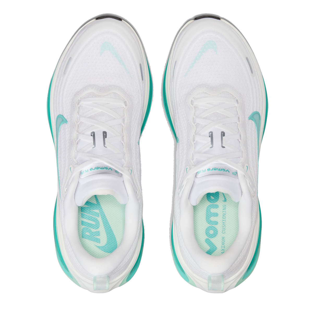 Nike Vomero Plus — White - Bleached Turq - Mint Foam — Size B — Width 7 — Alternate View 55