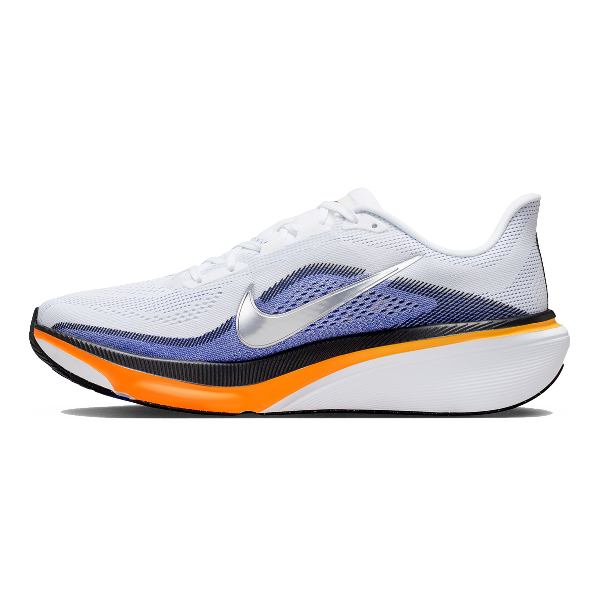 Nike Pegasus 42 — Wolf Grey - Metallic Silver - Photon Dust — Size D — Width 9 — Lifestyle View