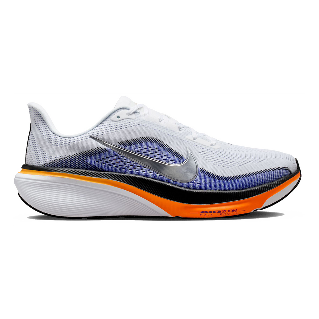 Nike Pegasus 42 — Wolf Grey - Metallic Silver - Photon Dust — Size D — Width 9 — Detail View