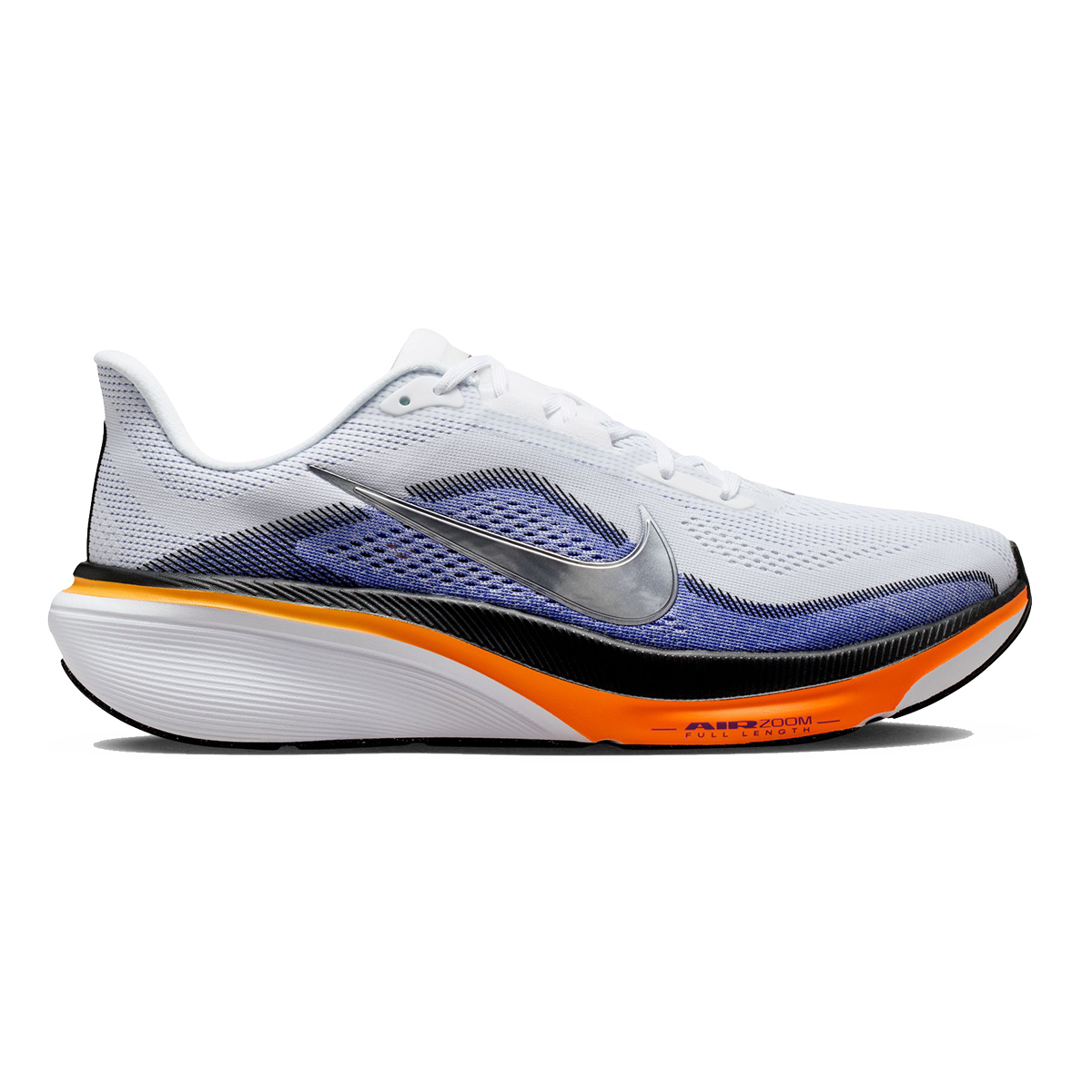 Nike Pegasus 42 — Wolf Grey - Metallic Silver - Photon Dust — Size D — Width 9 — Detail View