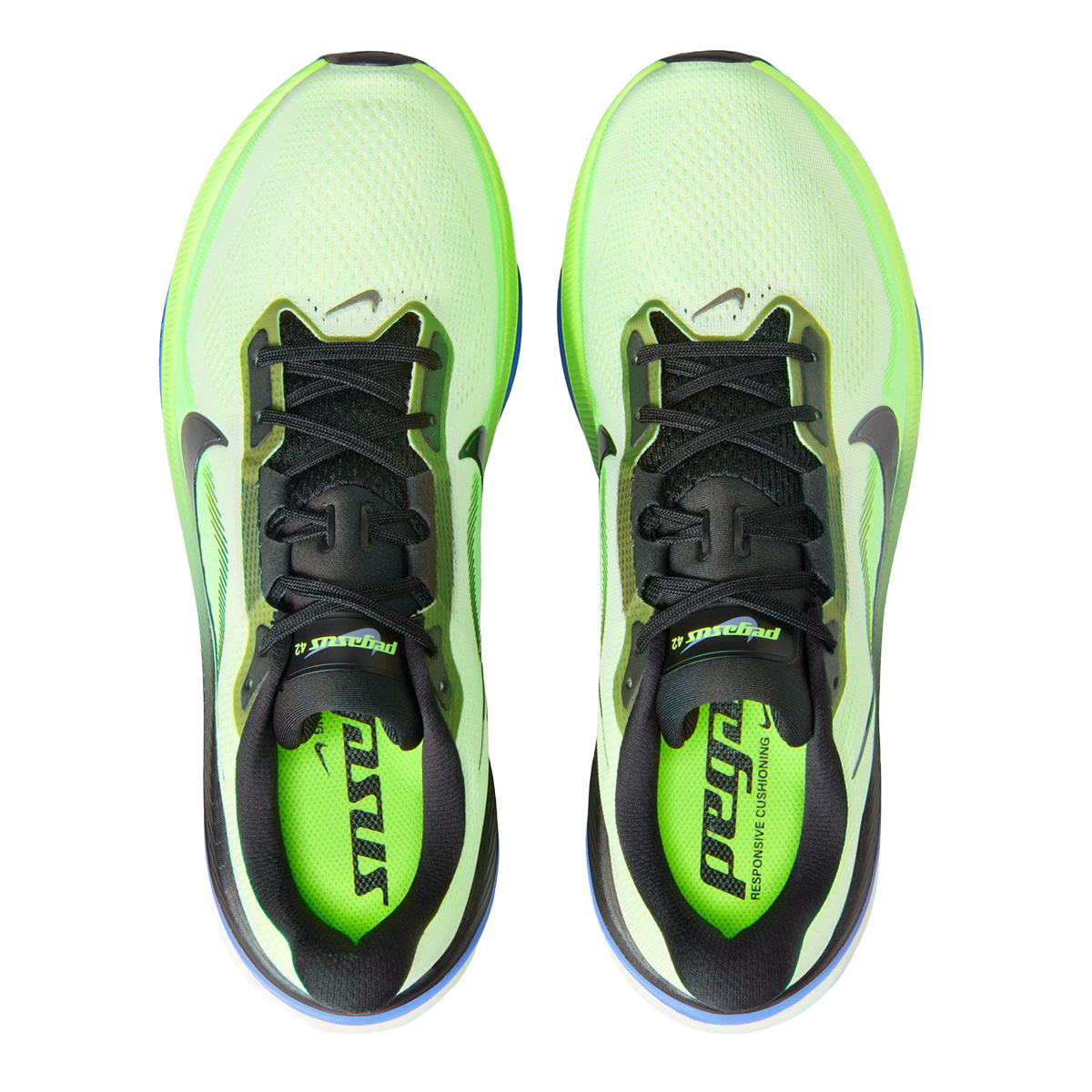 Nike Pegasus 42 — Wolf Grey - Metallic Silver - Photon Dust — Size D — Width 9 — Alternate View 15