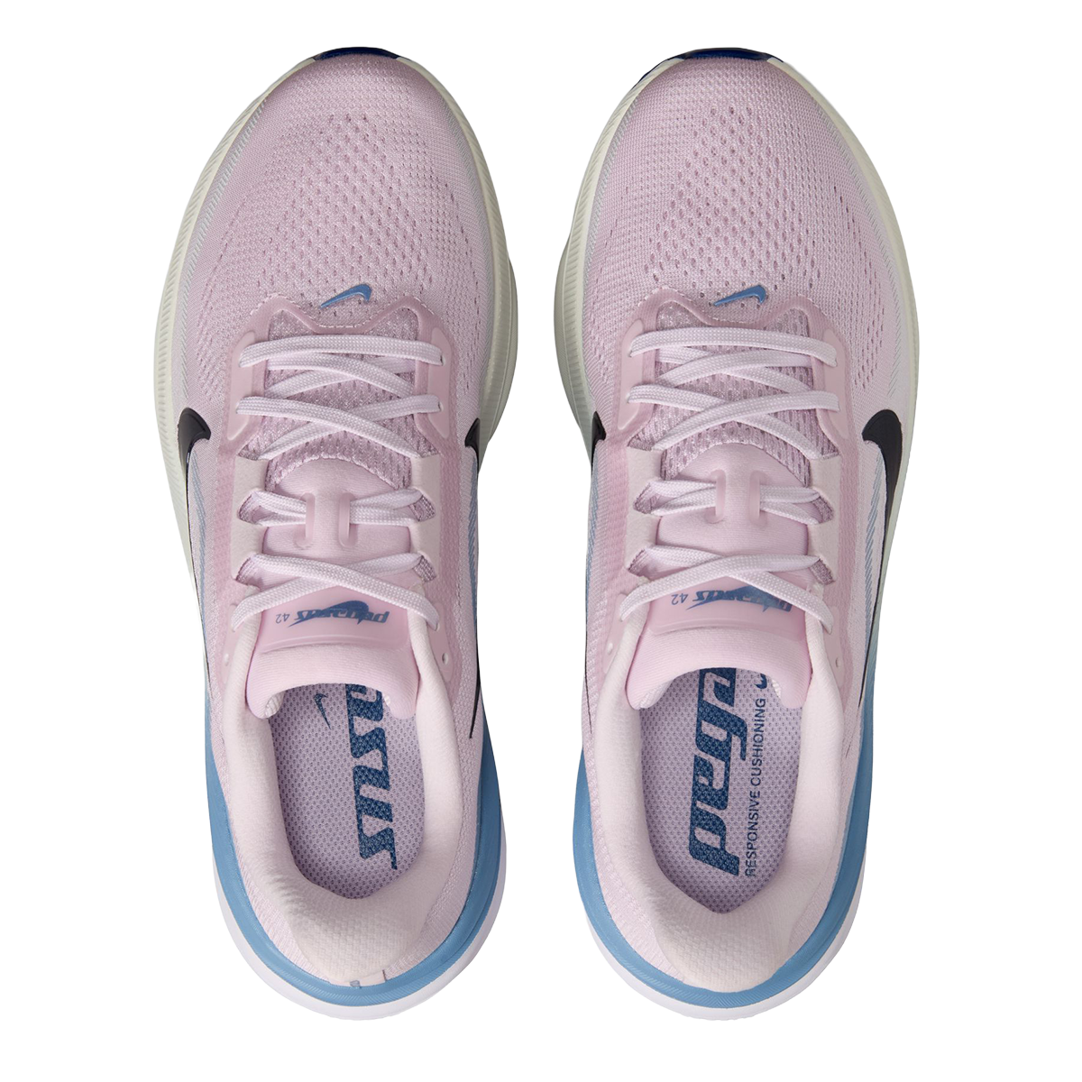 Nike Pegasus 42 — Chalk - Tattoo - Orange Pulse - Bright Violet — Size B — Width 6.5 — Alternate View 11