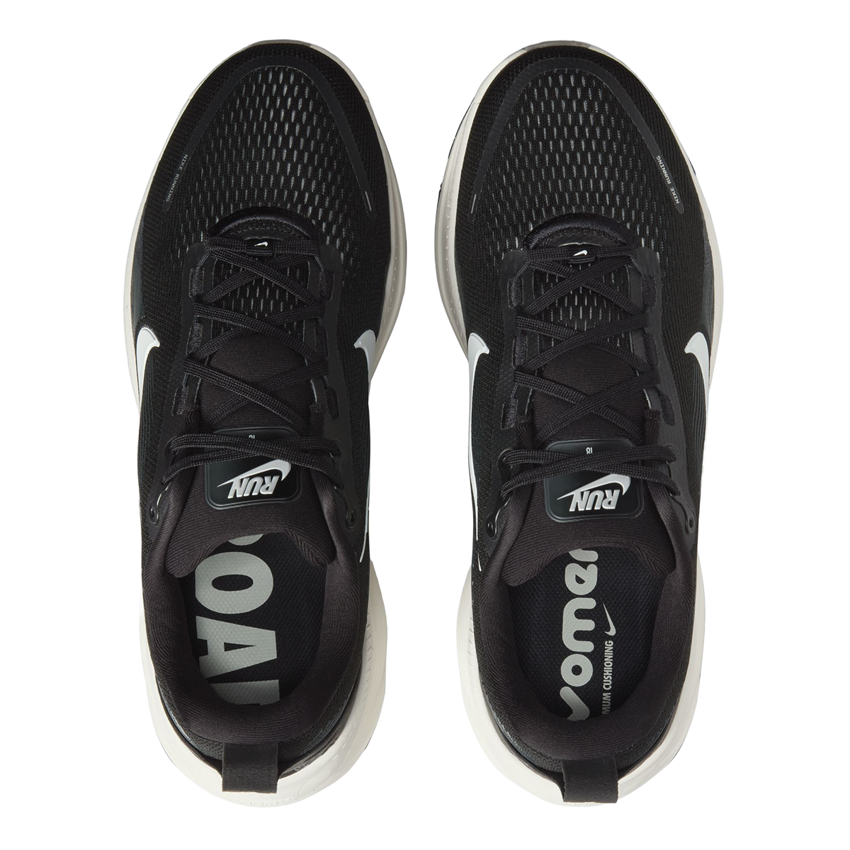Nike Vomero 18 — Pure Platinum - Anthracite - Smoke Grey - Lt Smoke Grey - Univ Red - Solar Red — Size D — Width 9 — Alternate View 83