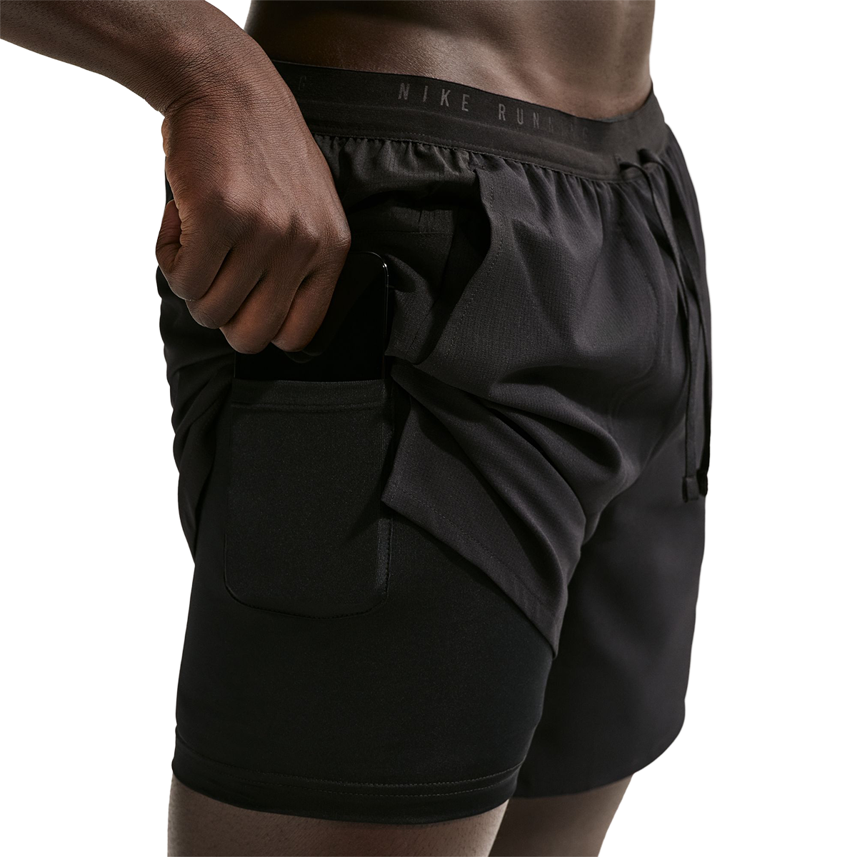 Nike Dri-FIT 7" 2-in-1 Running Shorts — Hyper Royal - Reflective Silver — Size Small — Alternate View 14