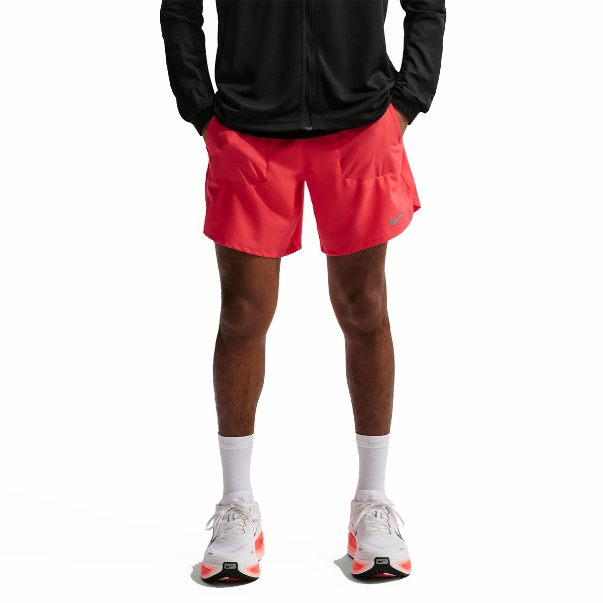 Nike Dri-FIT 7" 2-in-1 Running Shorts — Hyper Royal - Reflective Silver — Size Small — Front View