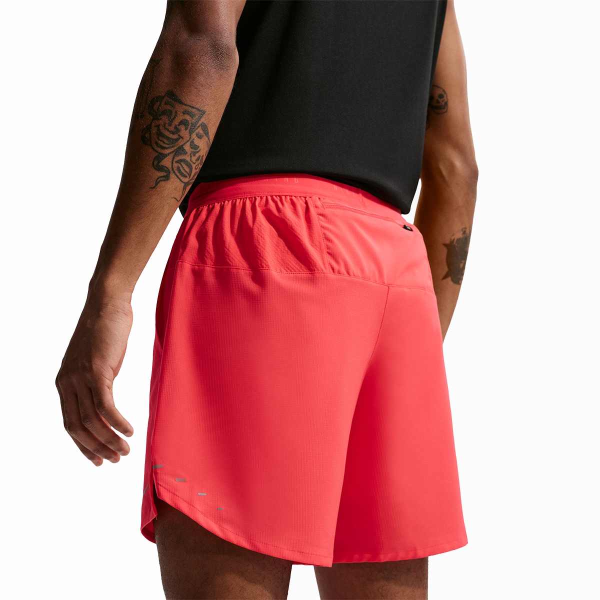 Nike Dri-FIT 7" 2-in-1 Running Shorts — Hyper Royal - Reflective Silver — Size Small — Top View