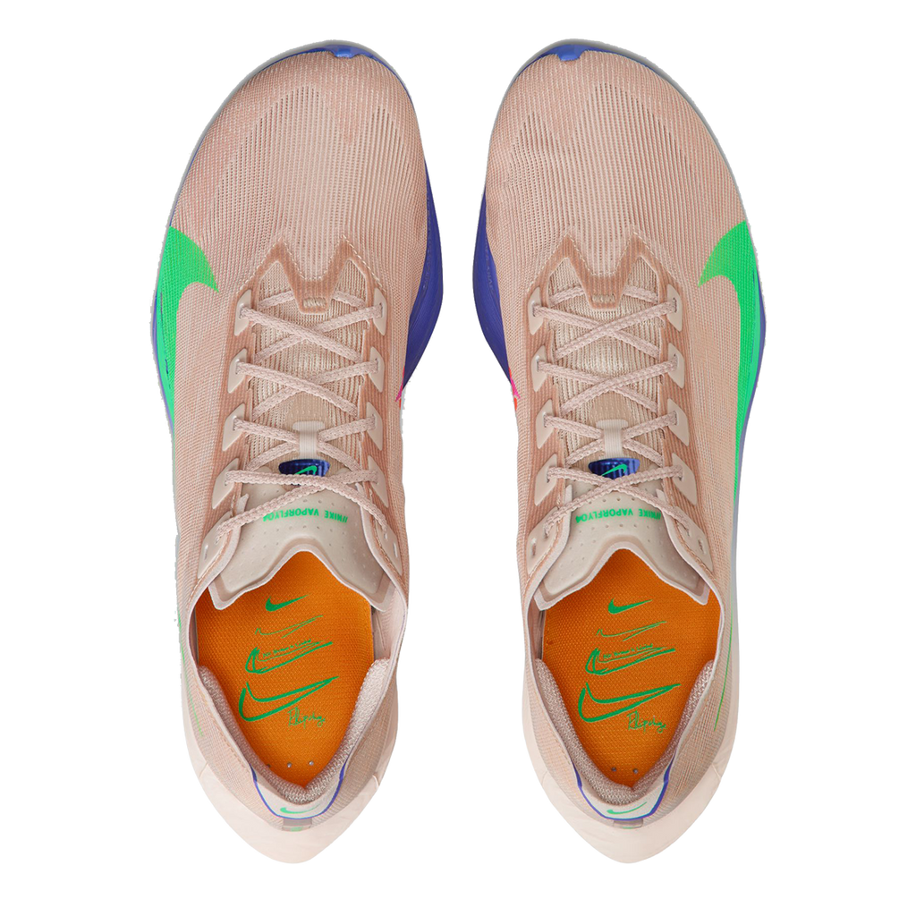 Nike Vaporfly 4 Eliud Kipchoge — Silt Red - Green Shock - Fire Pink — Size D — Width 9 — Back View