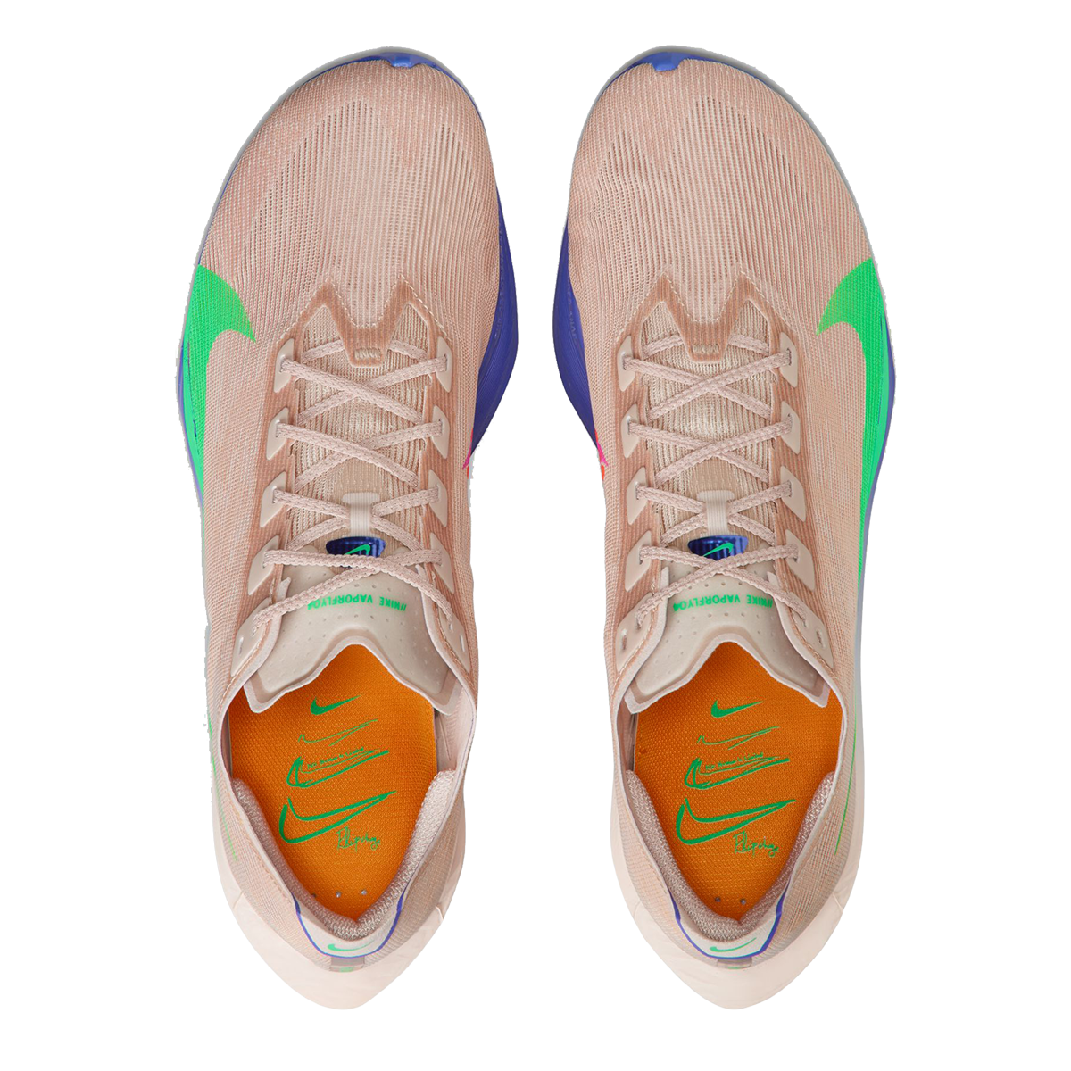 Nike Vaporfly 4 Eliud Kipchoge — Silt Red - Green Shock - Fire Pink — Size D — Width 9 — Back View