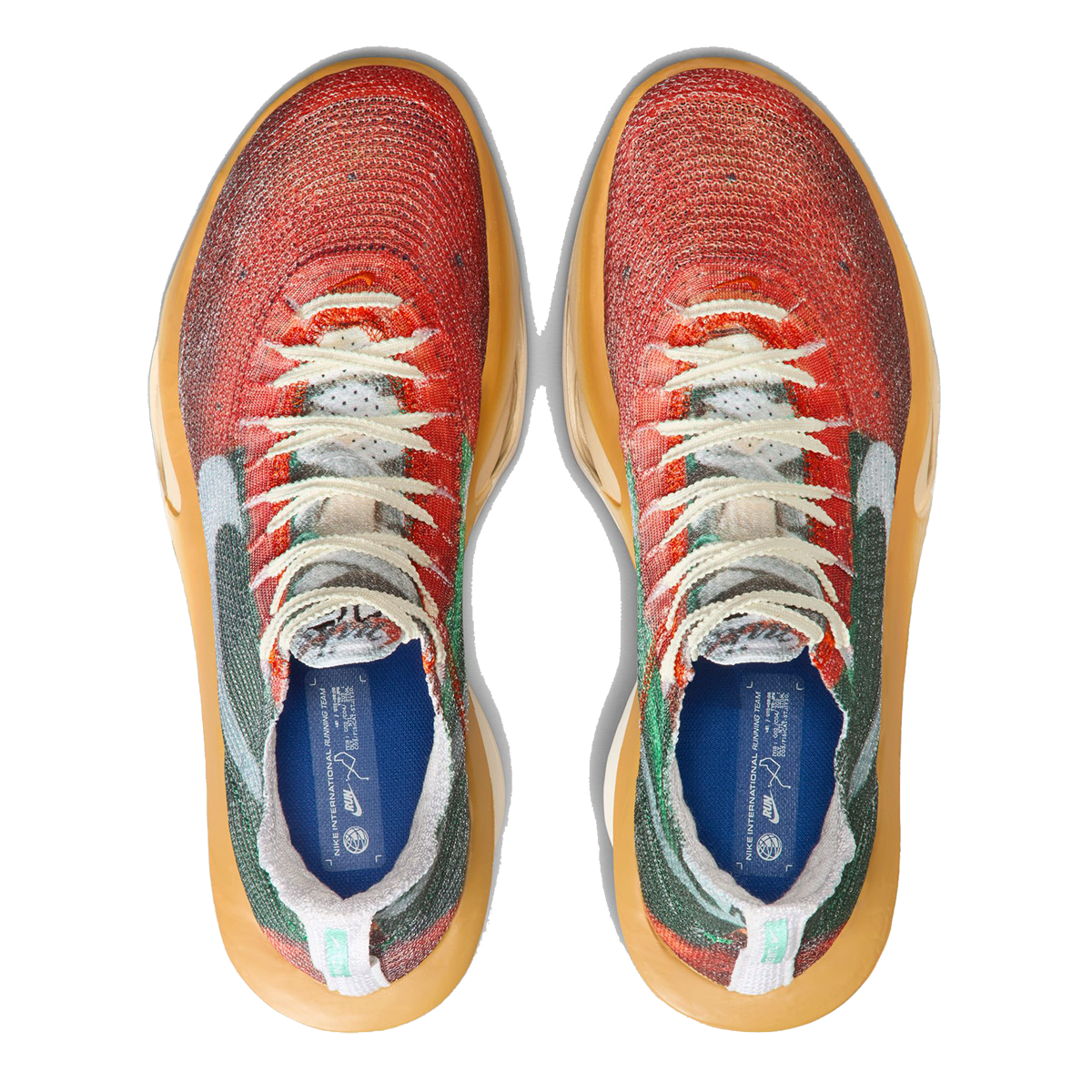 Nike Air Zoom Alphafly Next% 3 PRM — Multi - Color - Clear - Starfish - Aloe Verde — Size D — Width 9 — Back View