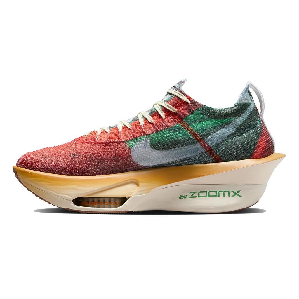 Nike Air Zoom Alphafly Next% 3 PRM — Multi - Color - Clear - Starfish - Aloe Verde — Size D — Width 9 — Side View