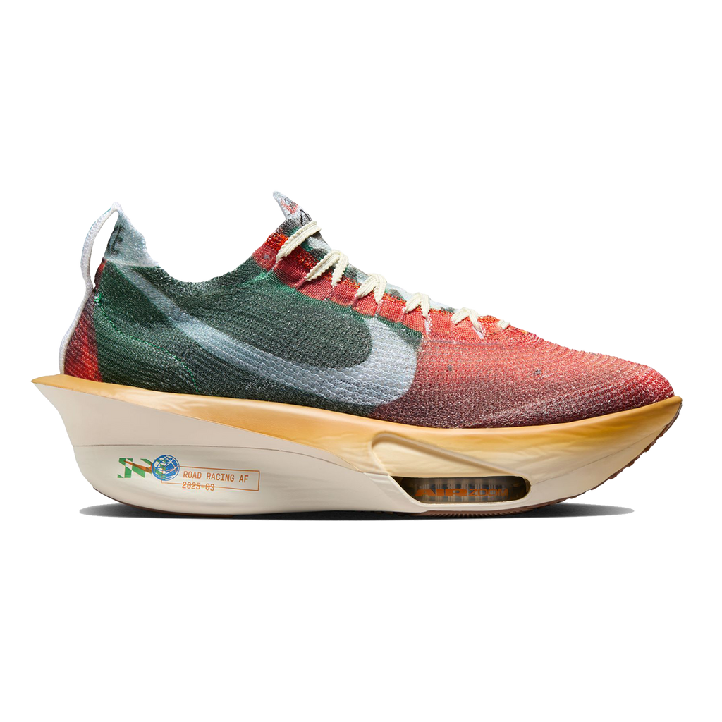 Nike Air Zoom Alphafly Next% 3 PRM — Multi - Color - Clear - Starfish - Aloe Verde — Size D — Width 9 — Front View