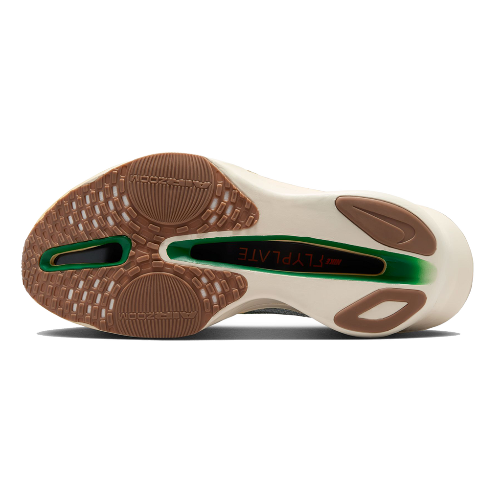Nike Air Zoom Alphafly Next% 3 PRM — Multi - Color - Clear - Starfish - Aloe Verde — Size D — Width 9 — Top View