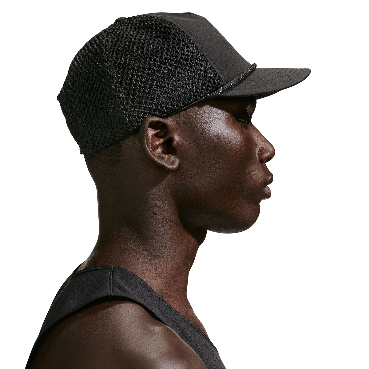 Nike Pro Dri-Fit Unstructured Happy Pace Cap — Black - Anthracite — Size Medium / Large — Alternate View 10