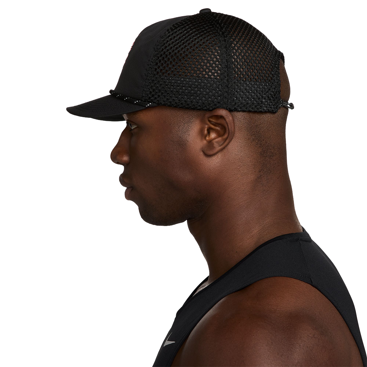 Nike Pro Dri-Fit Unstructured Happy Pace Cap — Black - Anthracite — Size Medium / Large — Alternate View 11