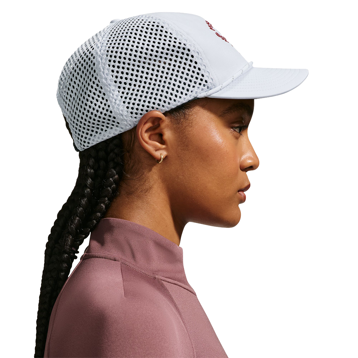 Nike Pro Dri-Fit Unstructured Happy Pace Cap — Black - Anthracite — Size Medium / Large — Alternate View 18