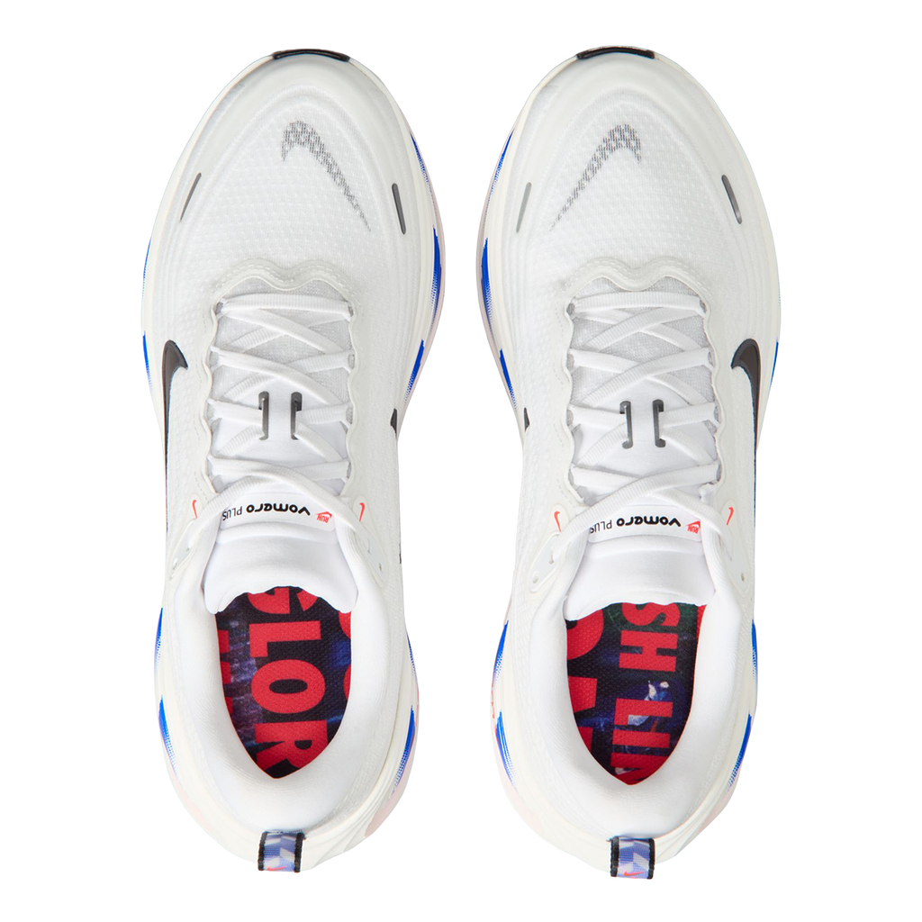 Nike Vomero Plus — Football Grey - Ashen Slate - Lt Armory Blue — Size D — Width 9 — Back View