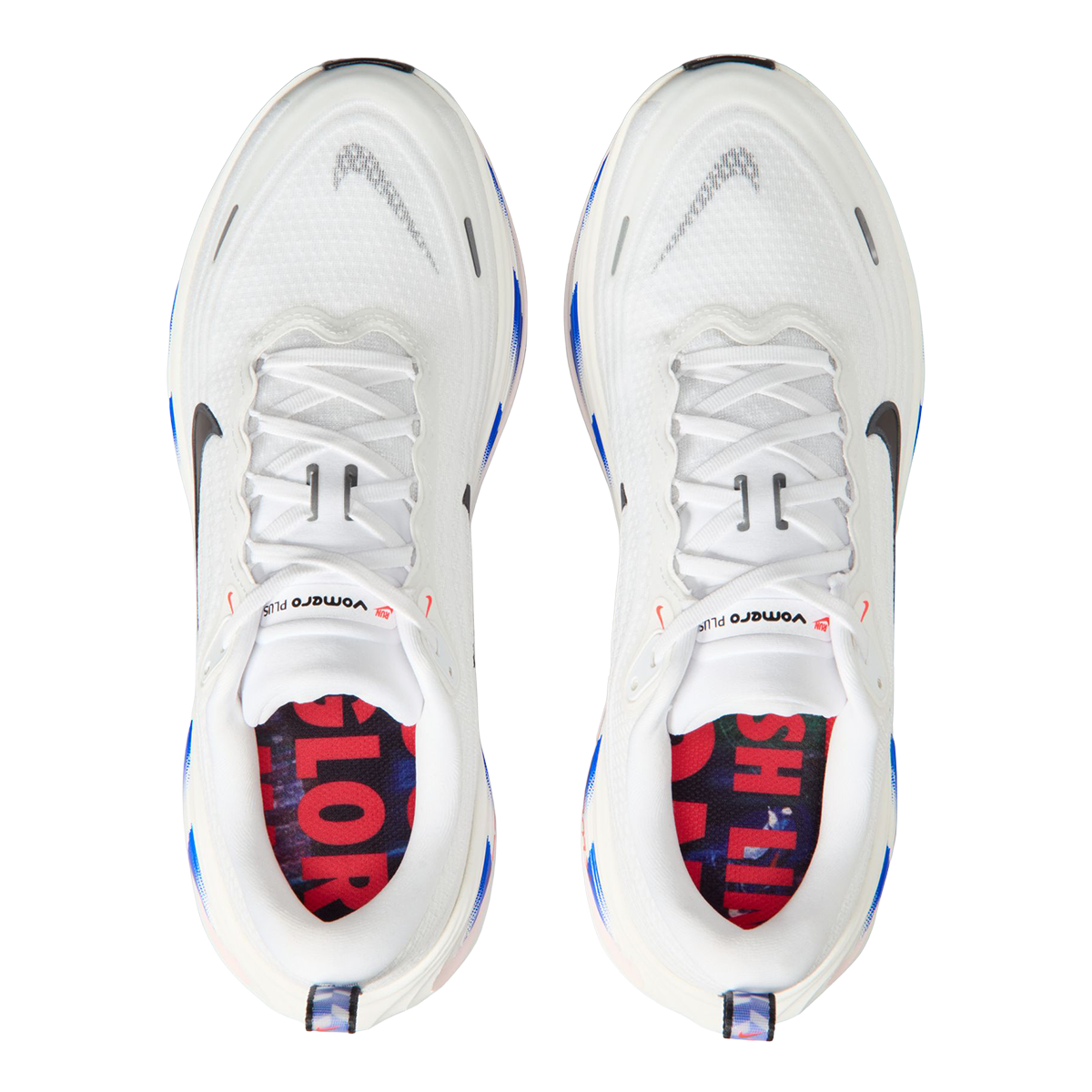 Nike Vomero Plus — Football Grey - Ashen Slate - Lt Armory Blue — Size D — Width 9 — Back View