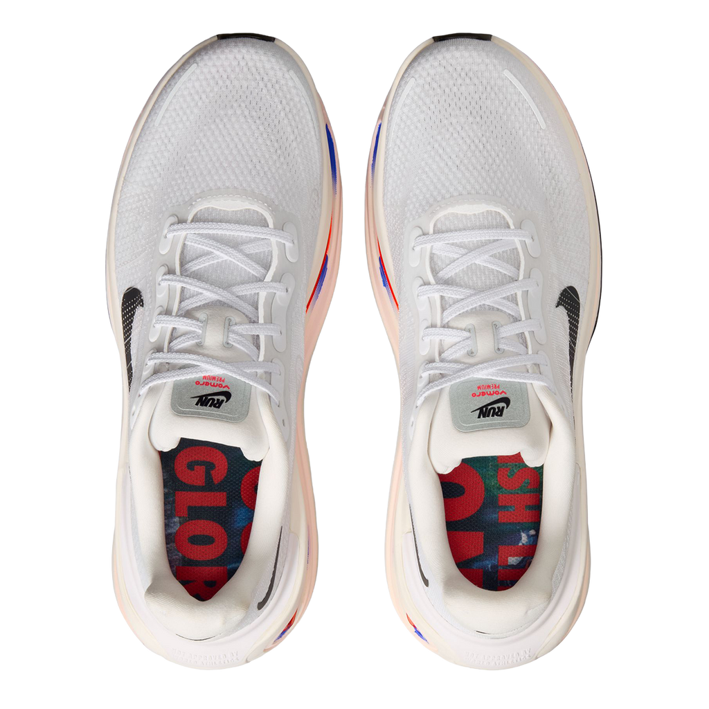 Nike Vomero Premium CM — White - Black - Racer Blue - Bright Crimson — Size D — Width 9 — Back View