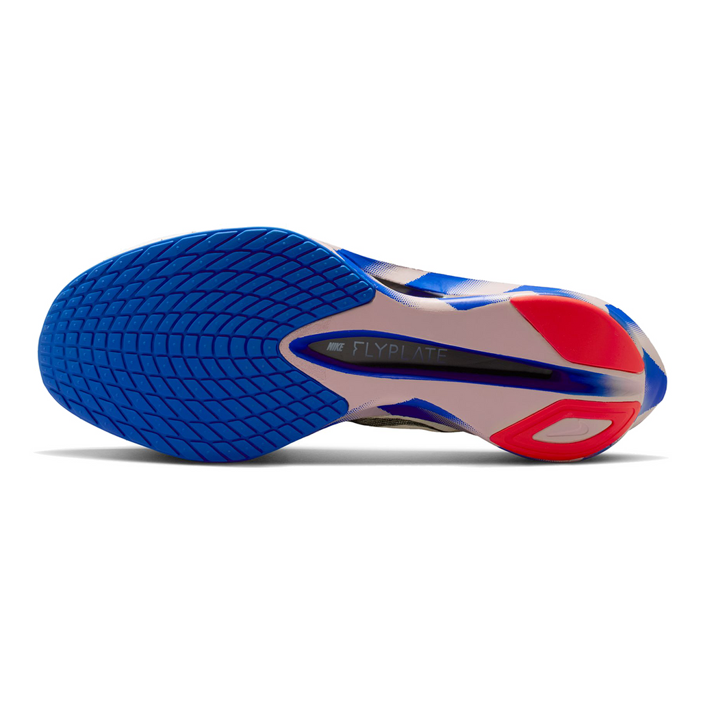 Nike Zoomx Vaporfly Next% 4 CM — White - Black - Racer Blue - Silt Red — Size D — Width 9.5 — Top View