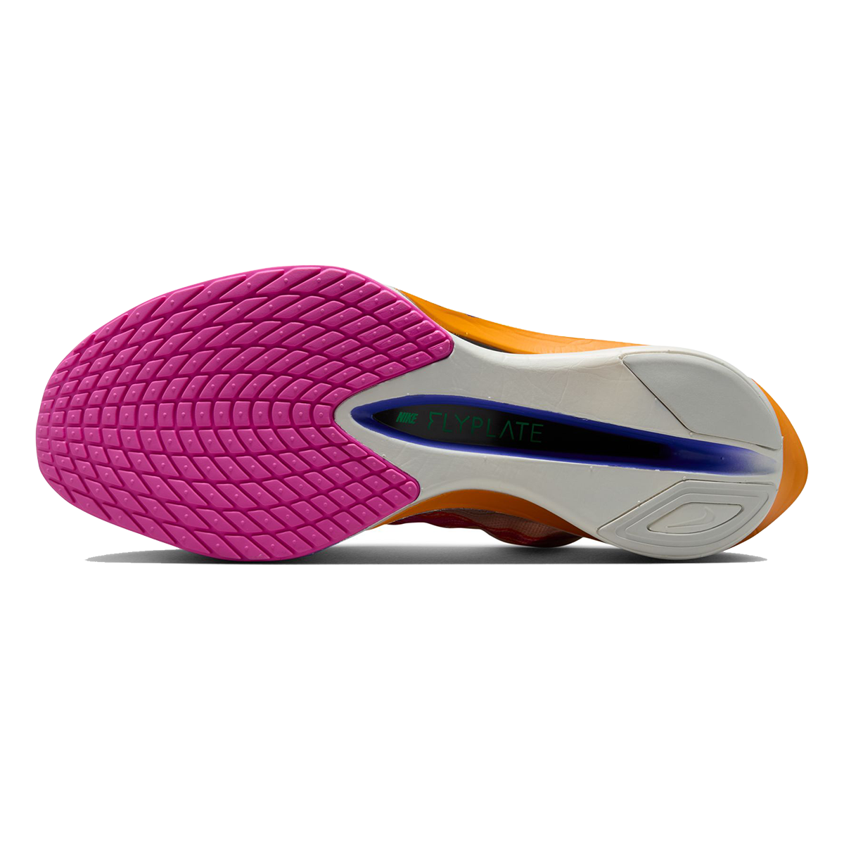 Nike Vaporfly 4 Eliud Kipchoge — Silt Red - Green Shock - Fire Pink — Size B — Width 7.5 — Top View