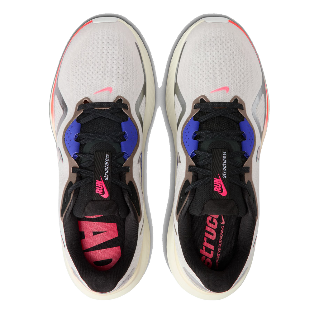 Nike Structure 26 — Pure Platinum - Persian Violet - Wolf Grey — Size D — Width 12 — Alternate View 18