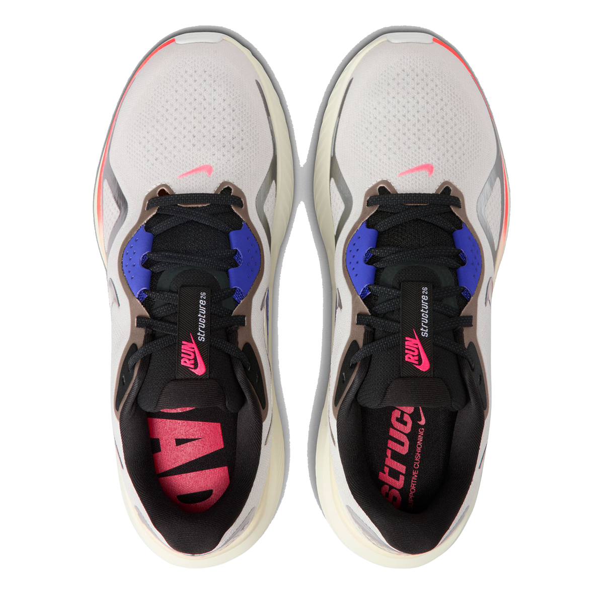 Nike Structure 26 — Pure Platinum - Persian Violet - Wolf Grey — Size D — Width 12 — Alternate View 18
