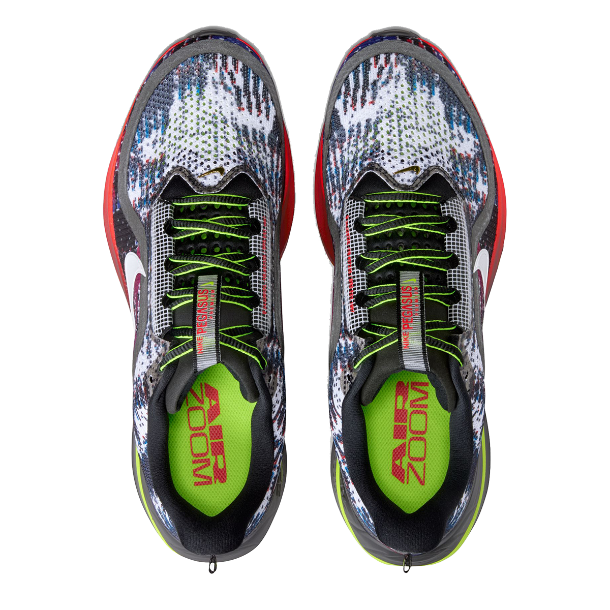 Nike Pegasus Premium — Football Grey - Multi Color - Total Orange - Summit White - Mtlc Silver - Black — Size D — Width 9 — Alternate View 68