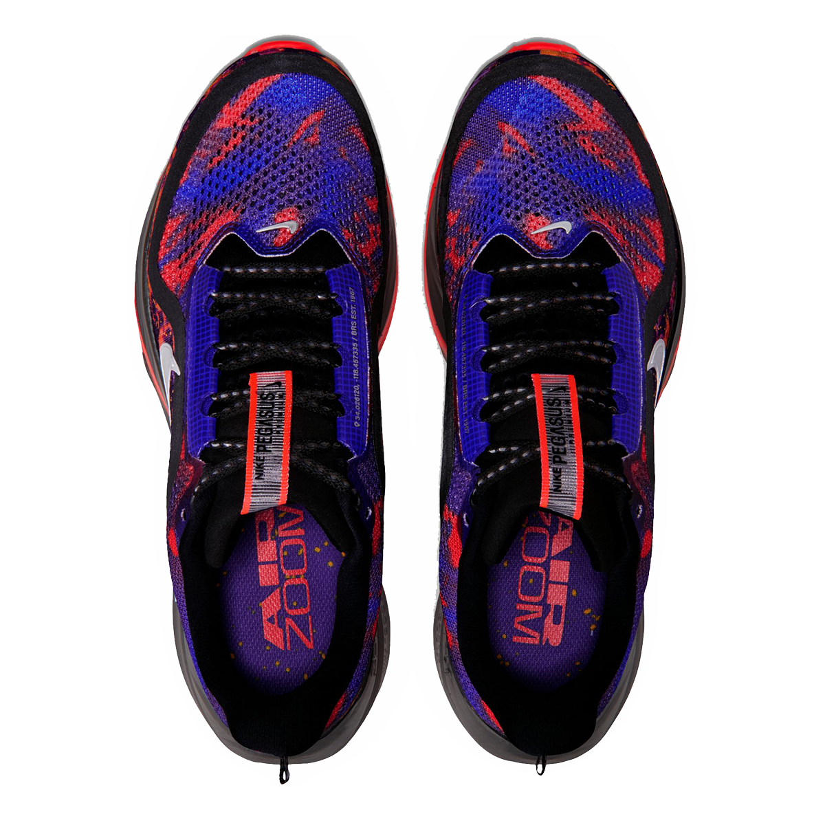 Nike Pegasus Premium — Football Grey - Multi Color - Total Orange - Summit White - Mtlc Silver - Black — Size B — Width 7.5 — Alternate View 15