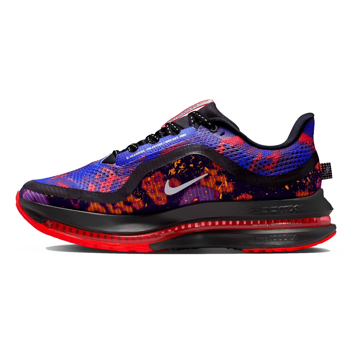 Nike Pegasus Premium — Football Grey - Multi Color - Total Orange - Summit White - Mtlc Silver - Black — Size B — Width 7.5 — Alternate View 13